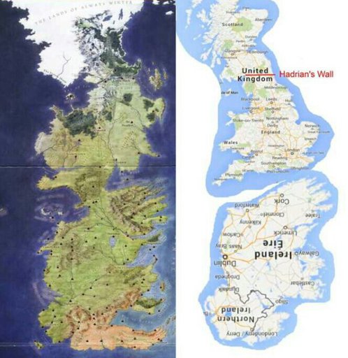 The Real Life Geography Of Westeros 