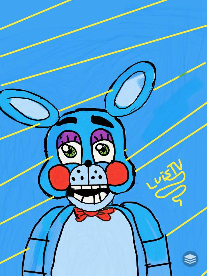 Mi Nuevo Dibujo De Toy Bonnie D Fnaf Amino Espa Ol Amino