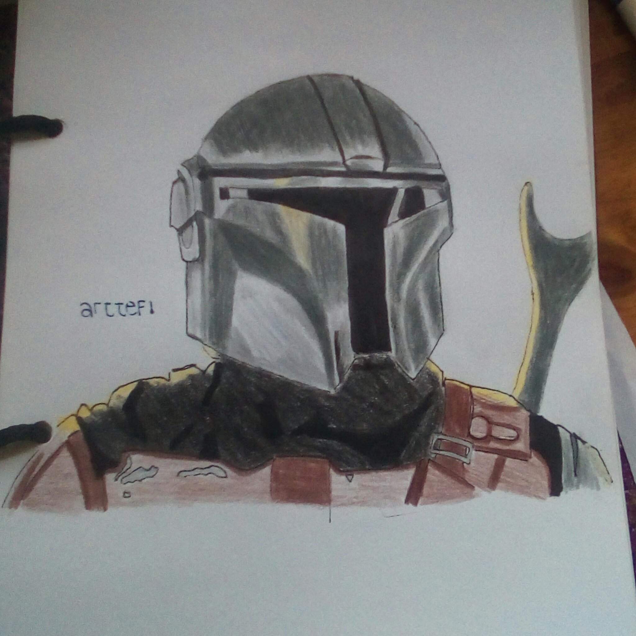 Mandalorian Dibujos Y Arte