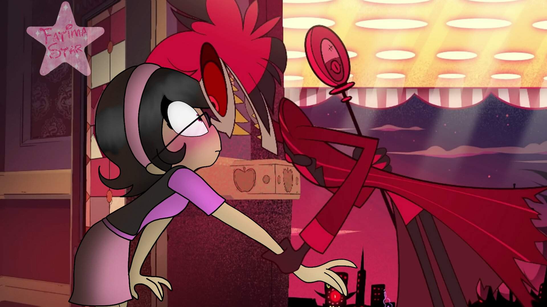 Fatima And Alastorscreenshot Edit Hazbin Hotel Official Amino