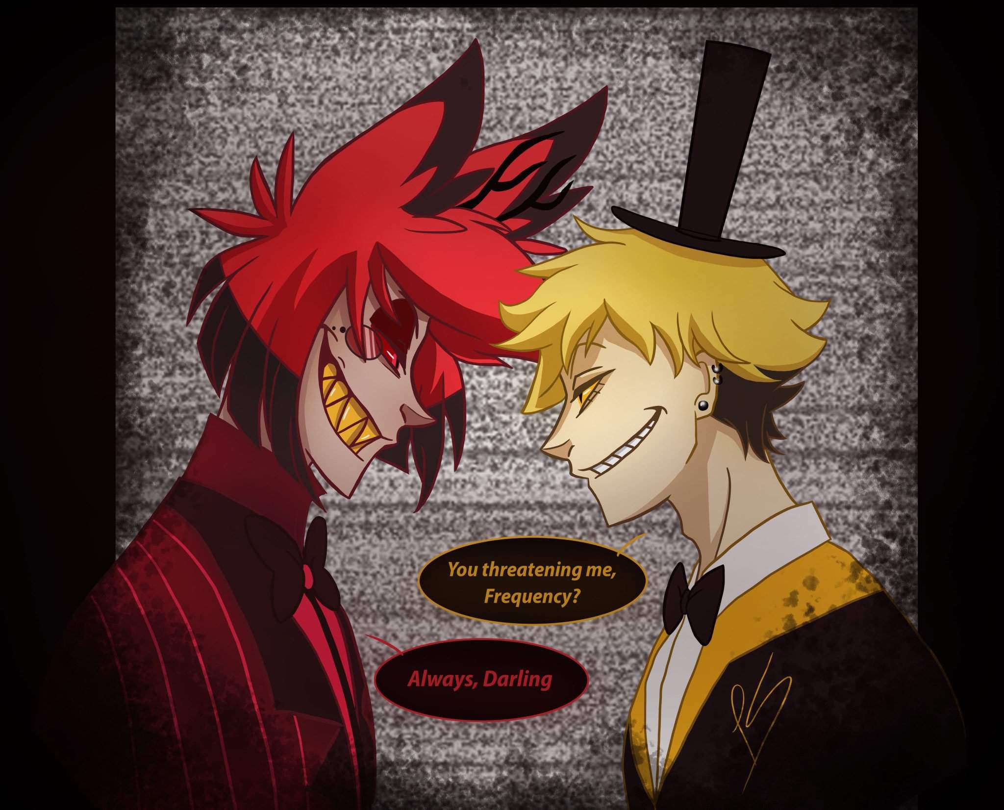 Alastor and bill cipher