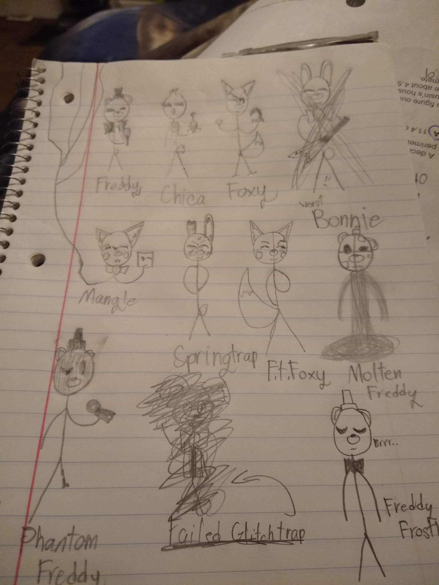 Fnaf Doodles Five Nights At Freddys Amino