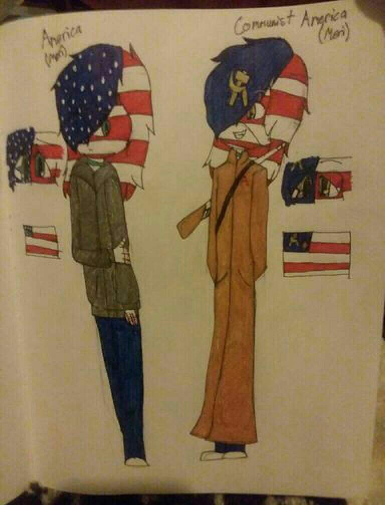 America and Communist America! :D | •Countryhumans Amino• [ENG] Amino