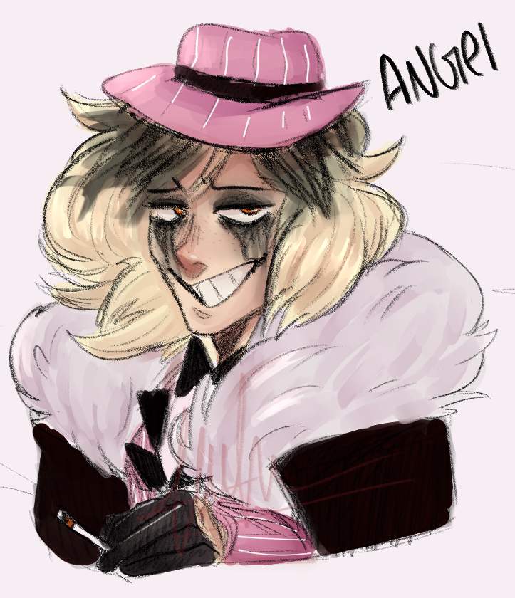 Hazbin Hotel Angel Human Form Hochadeldesign 