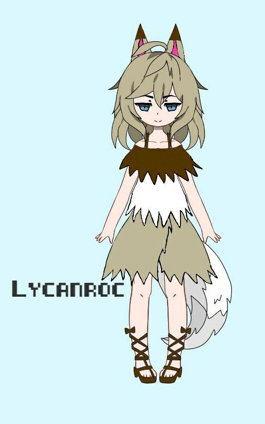 Pokemon Gijinka Lycanroc Pokemon Amino