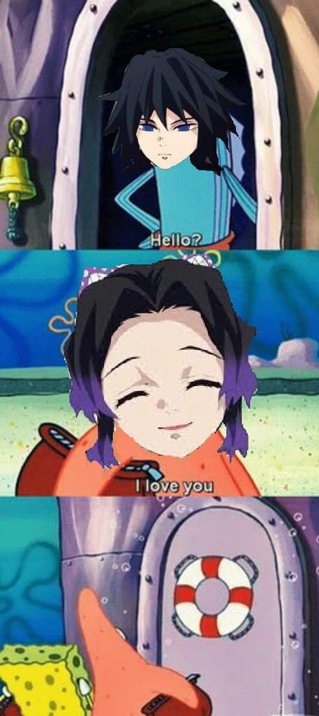 Shinoyuu Spongebob Version Demon Slayer Kimetsu No Yaiba Amino