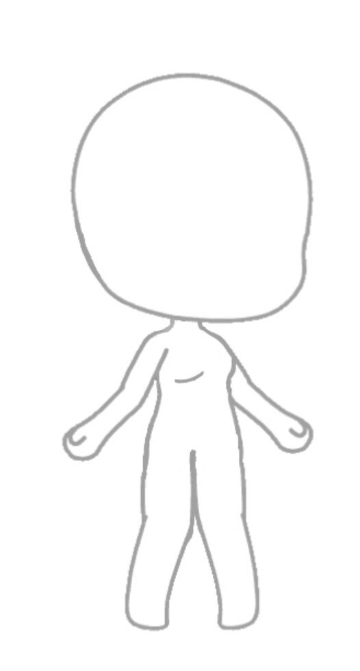 Gacha Life Drawing Body Base Body Gacha Base Template Anime Drawing Poses Drawings Cr Outfits