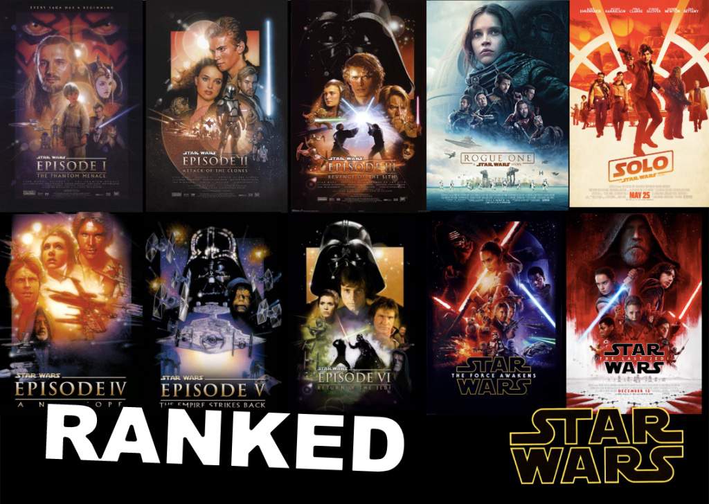 The 11 Star Wars Films: From #11-#1 Star Amino