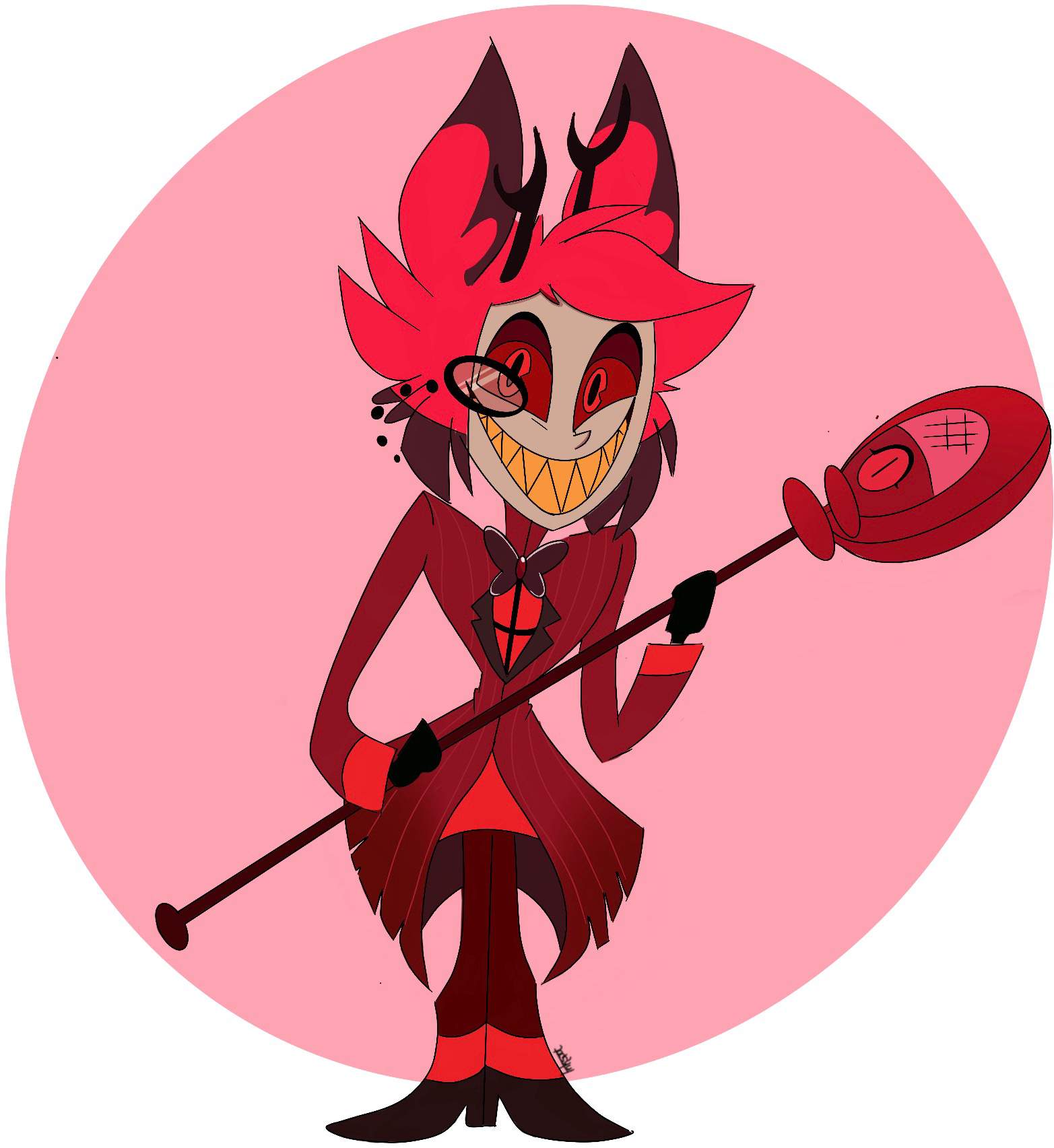 Tiny Alastor At Your Service Hazbin Hotel Official Amino