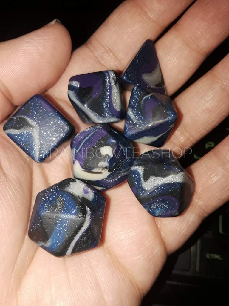 Polymer Clay DND Dice! Poly Clay Amino Amino