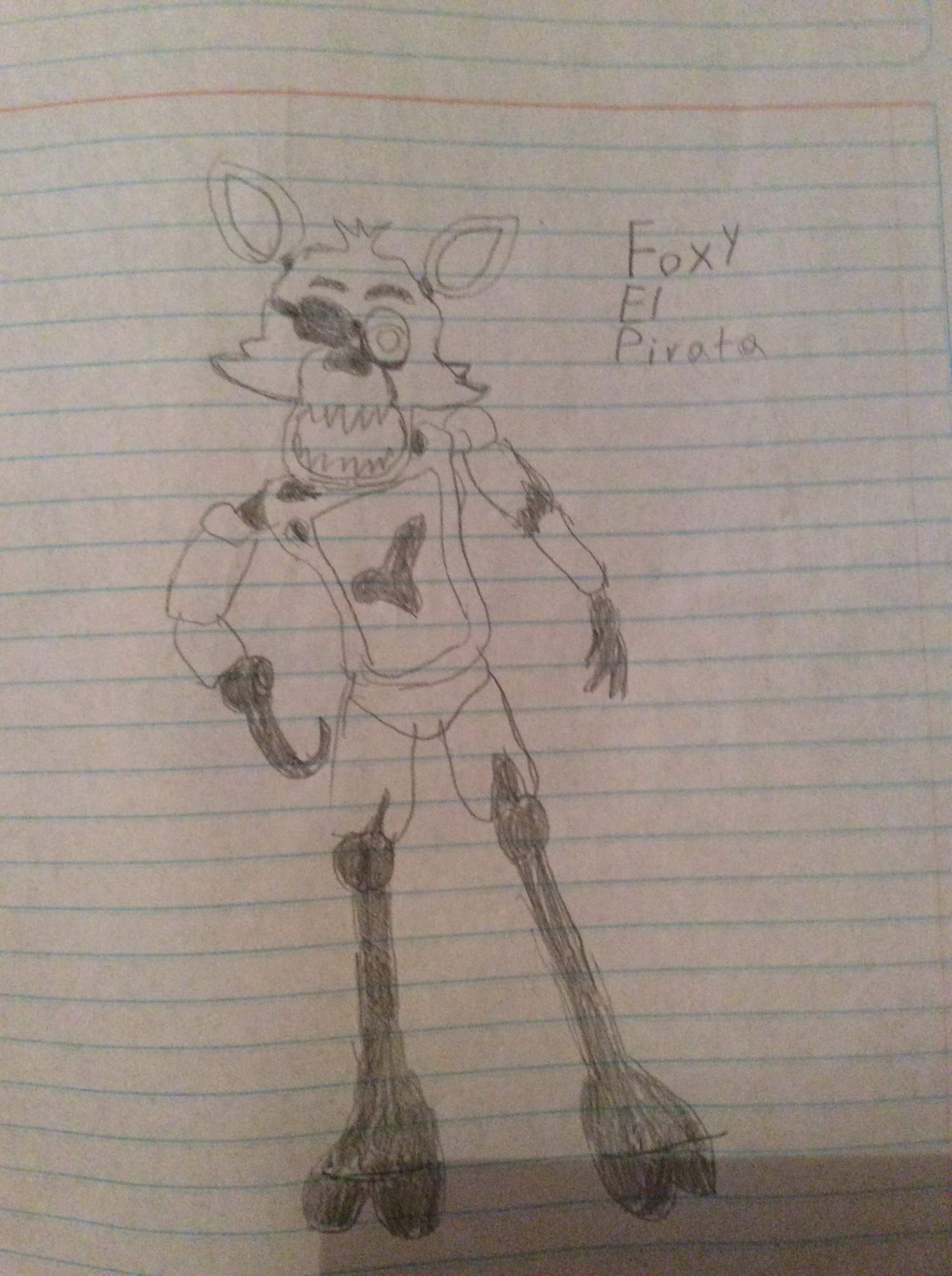 Dibujo De Foxy Fnaf Amino Espa Ol Amino