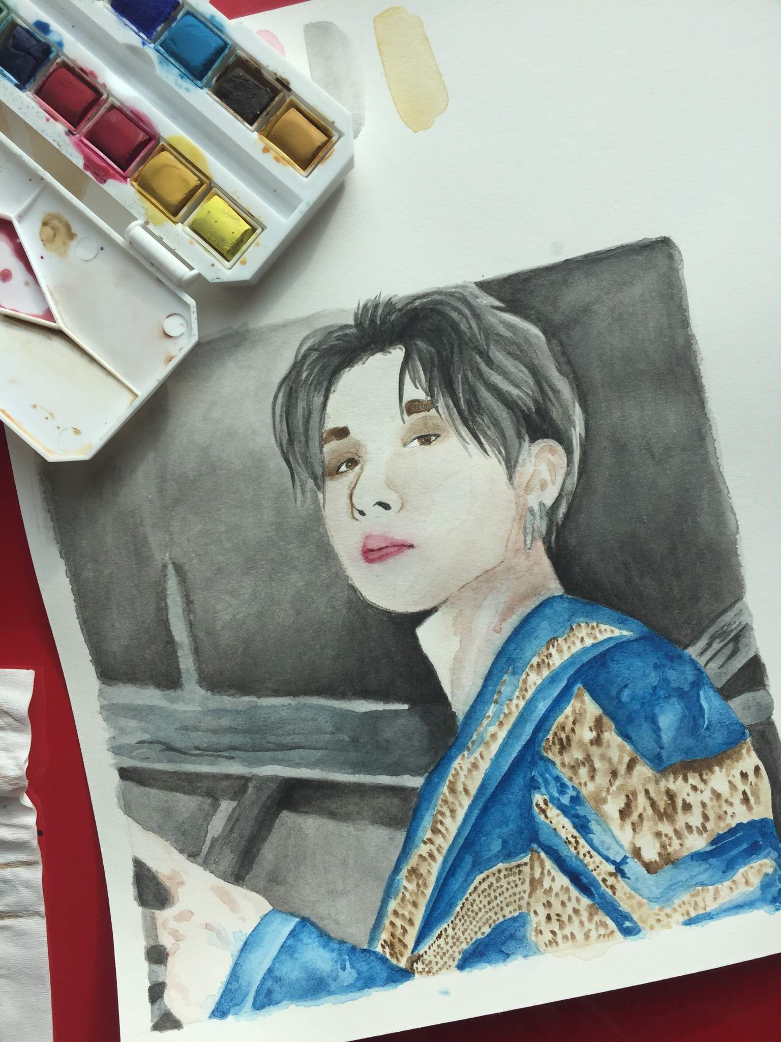 Watercolor Painting I.M | K-Pop Amino