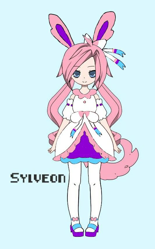 Pokemon Gijinka Sylveon Pokemon Amino