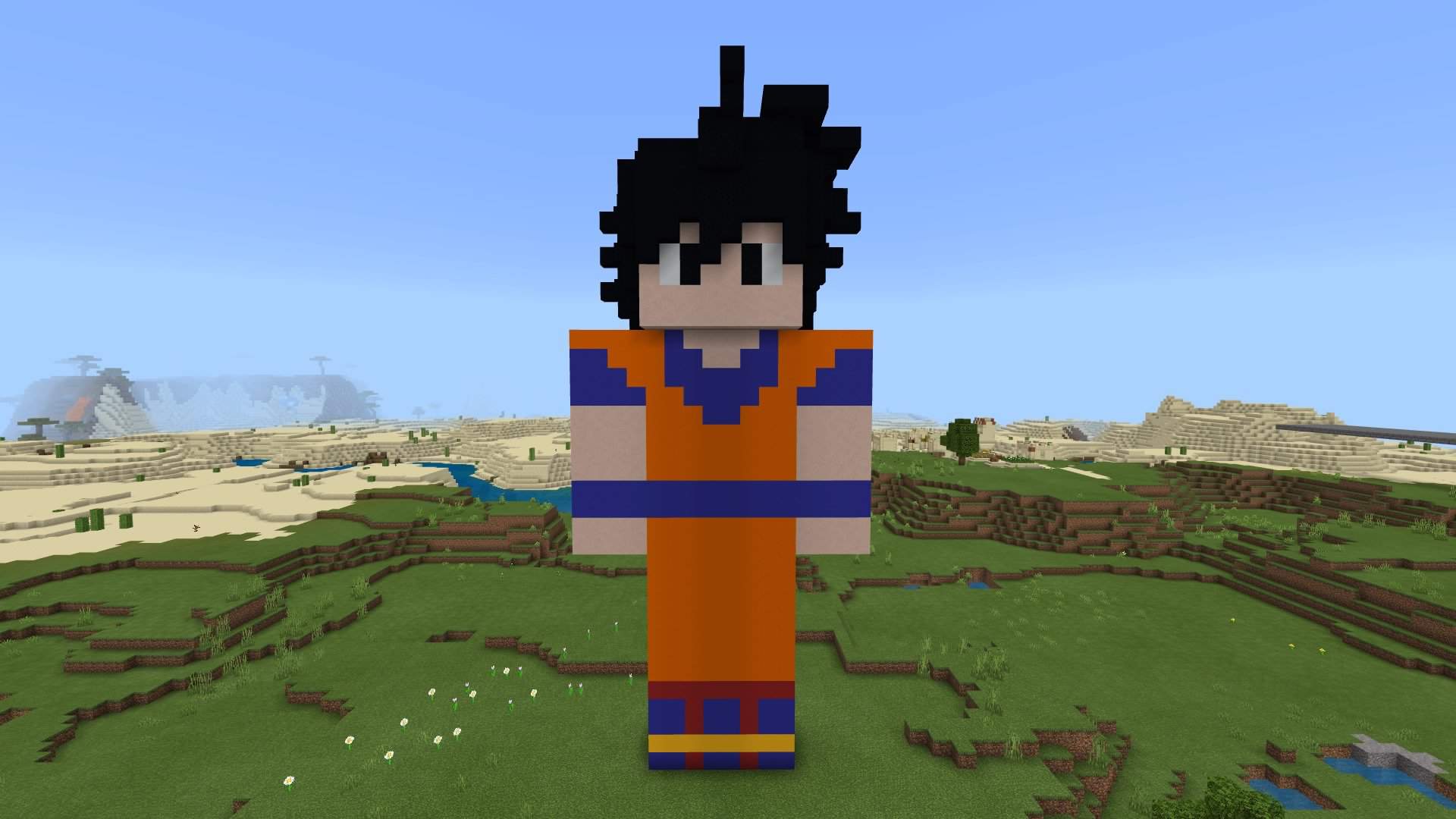 Made a Goku. | Minecraft Amino