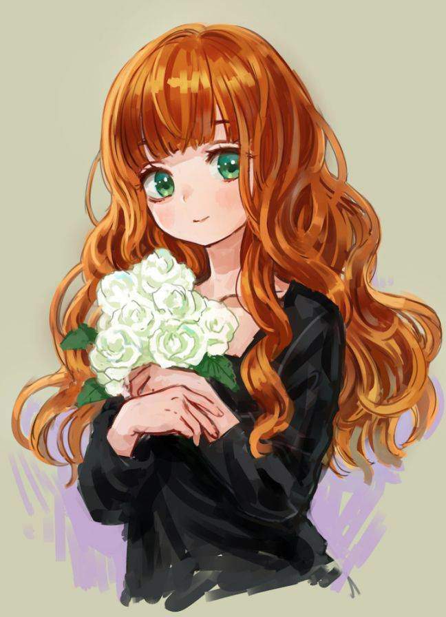 Anime ginger girl