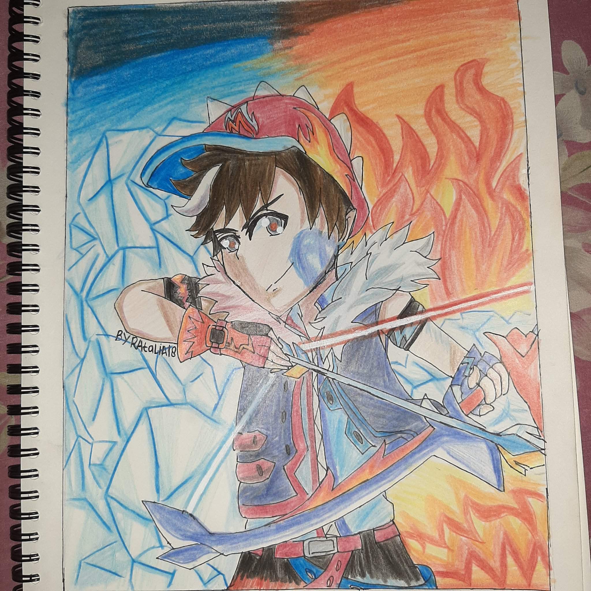 Boboiboy Frost Fire Boboiboy Frost Fire Supra Lovers Facebook Hi Guysfor This Video I Draw 1171