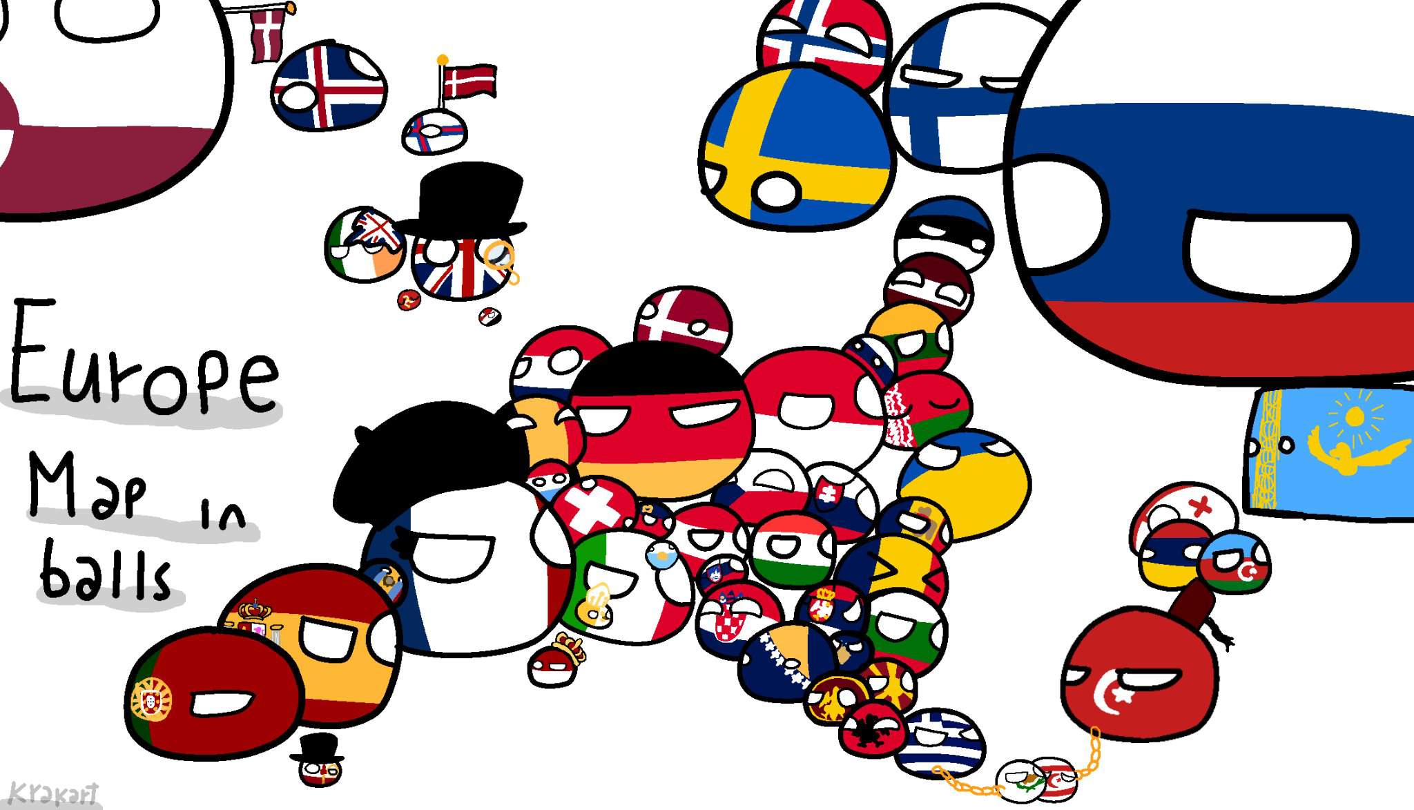 Mapa De Europa Pero En Balls Polandball Amino Español Amino 5875