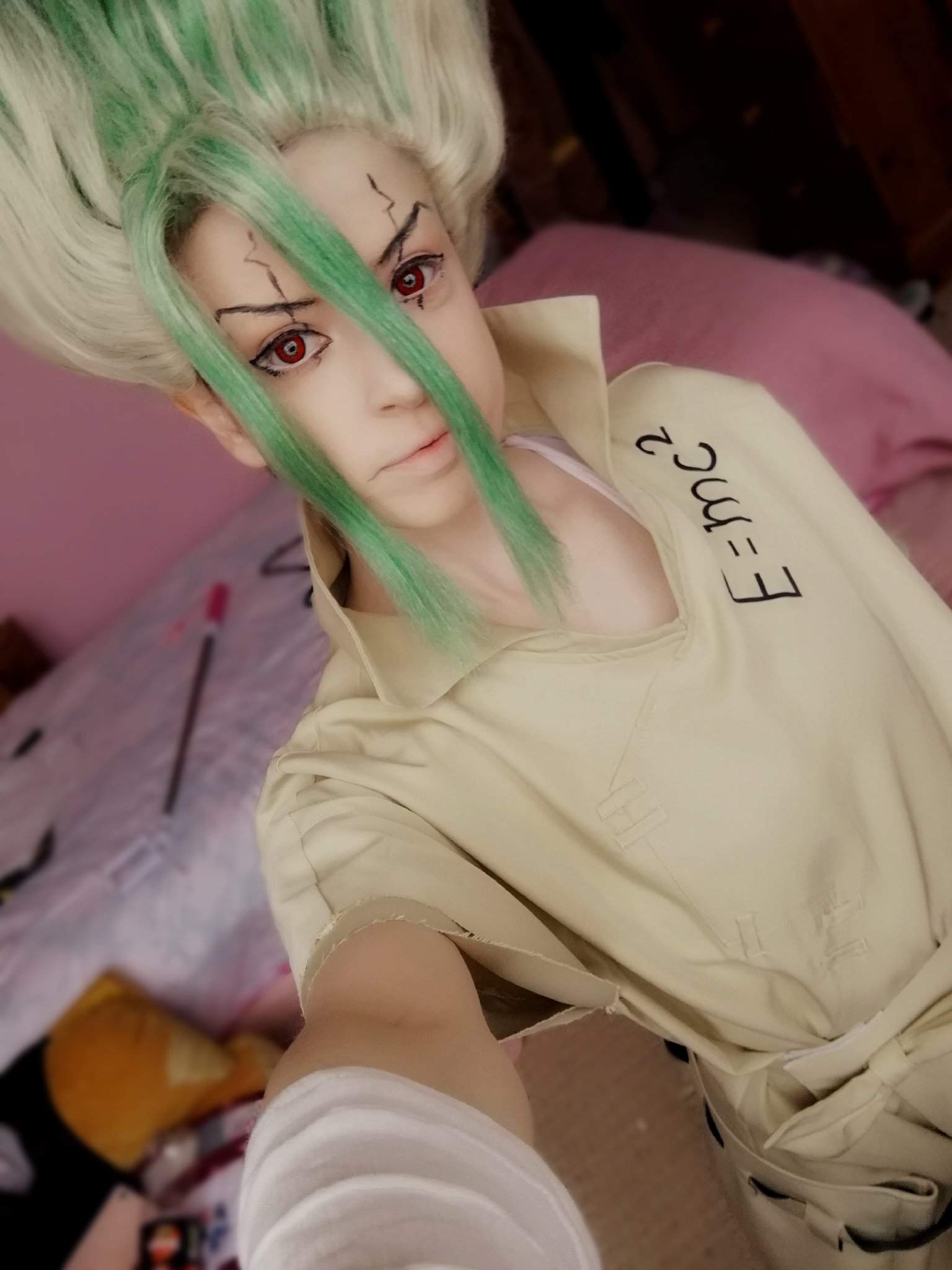 senku ishigami wig