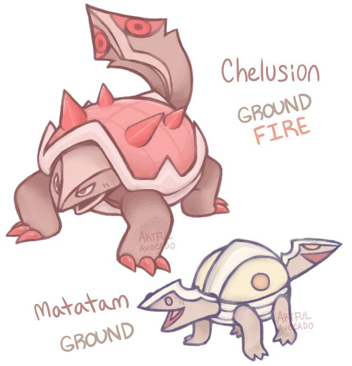 Fakemon Turtle Line | Pokémon Amino