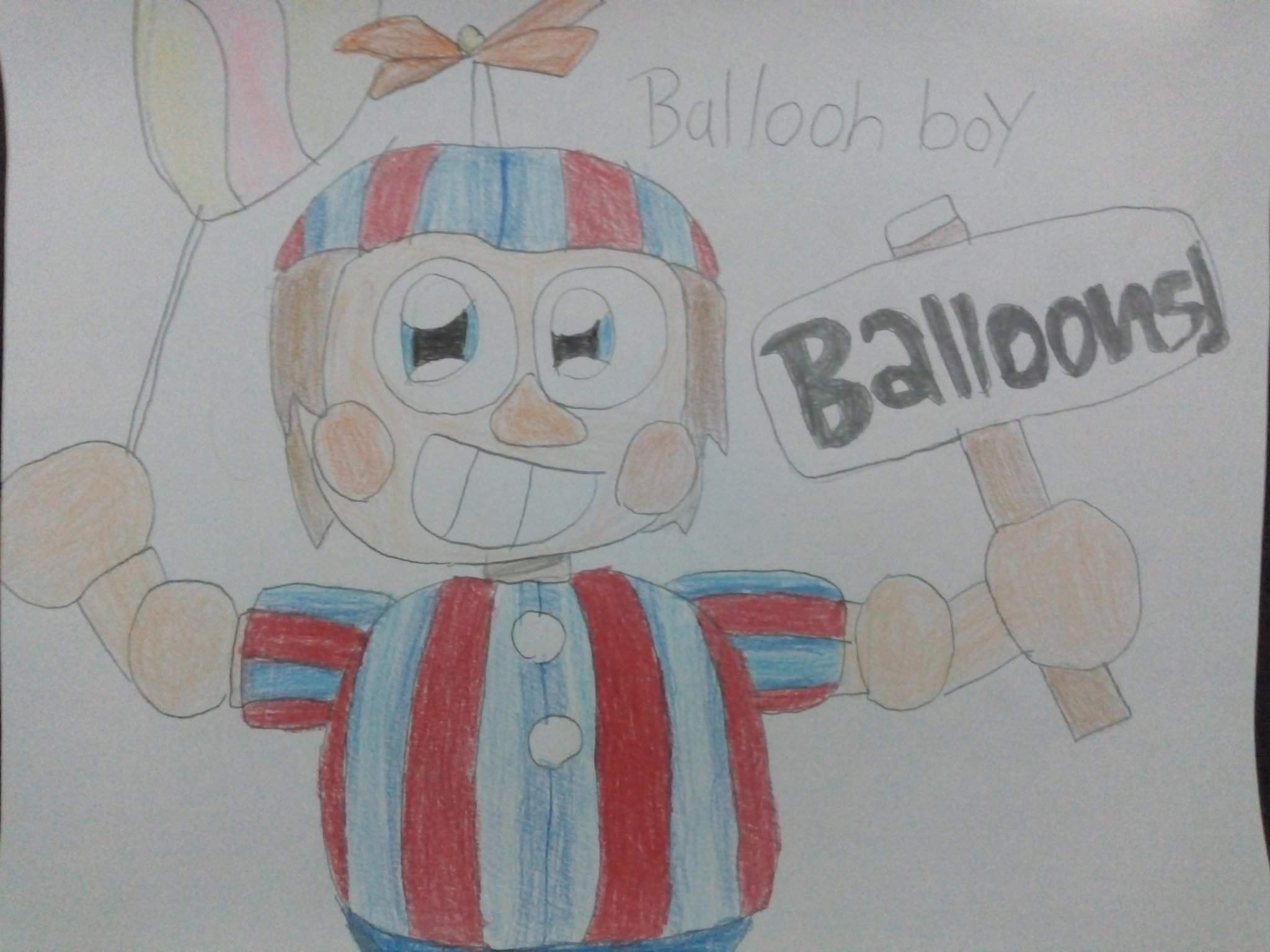 Dibujo De Balloon Boy Fnaf Amino Español Amino 3820