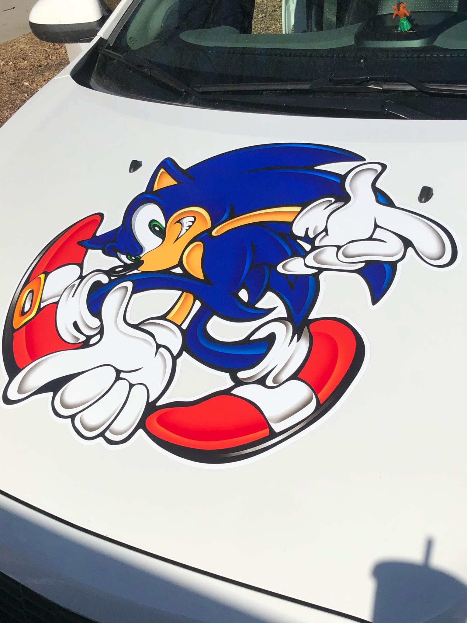 sonic the hedgehog car