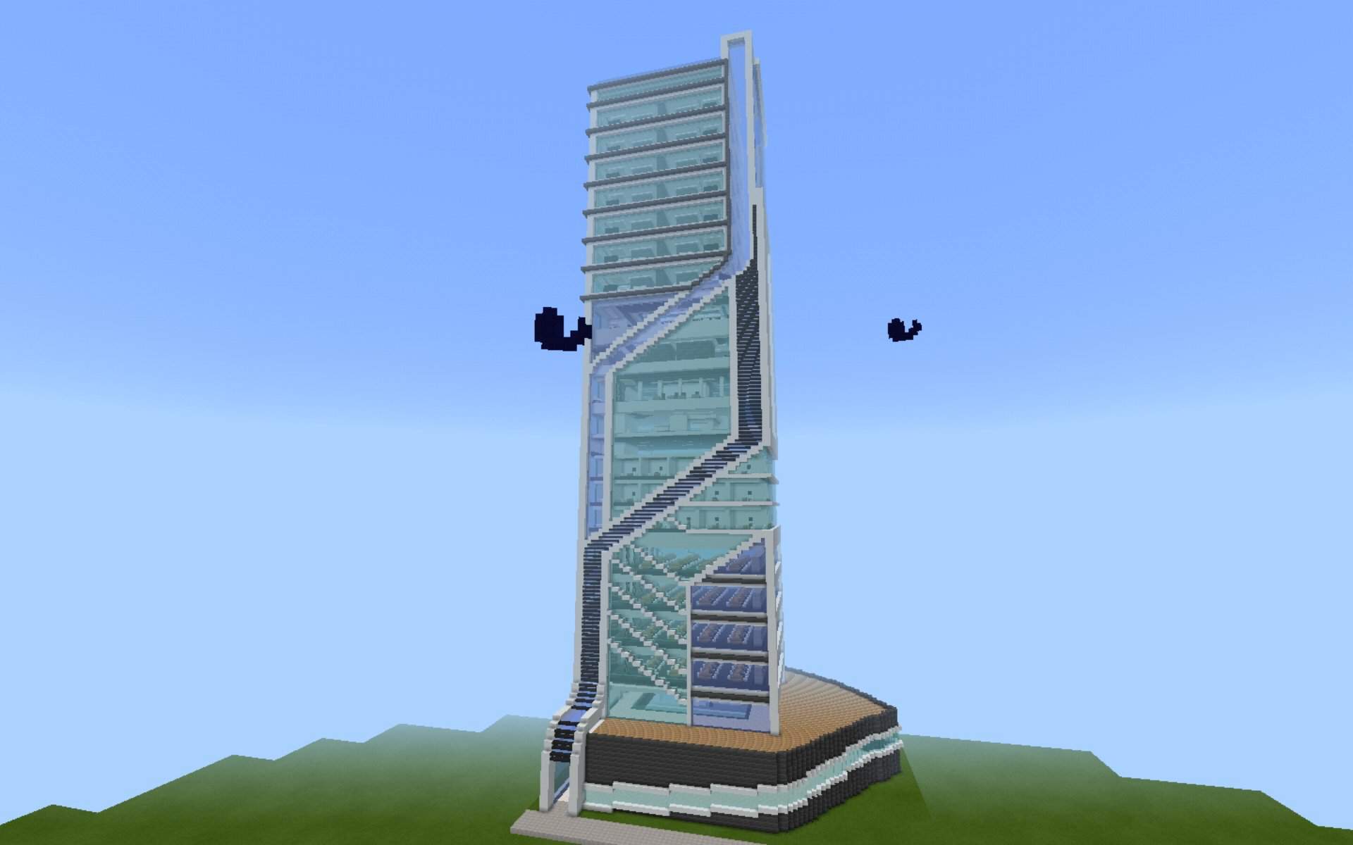 minecraft modern skyscraper design