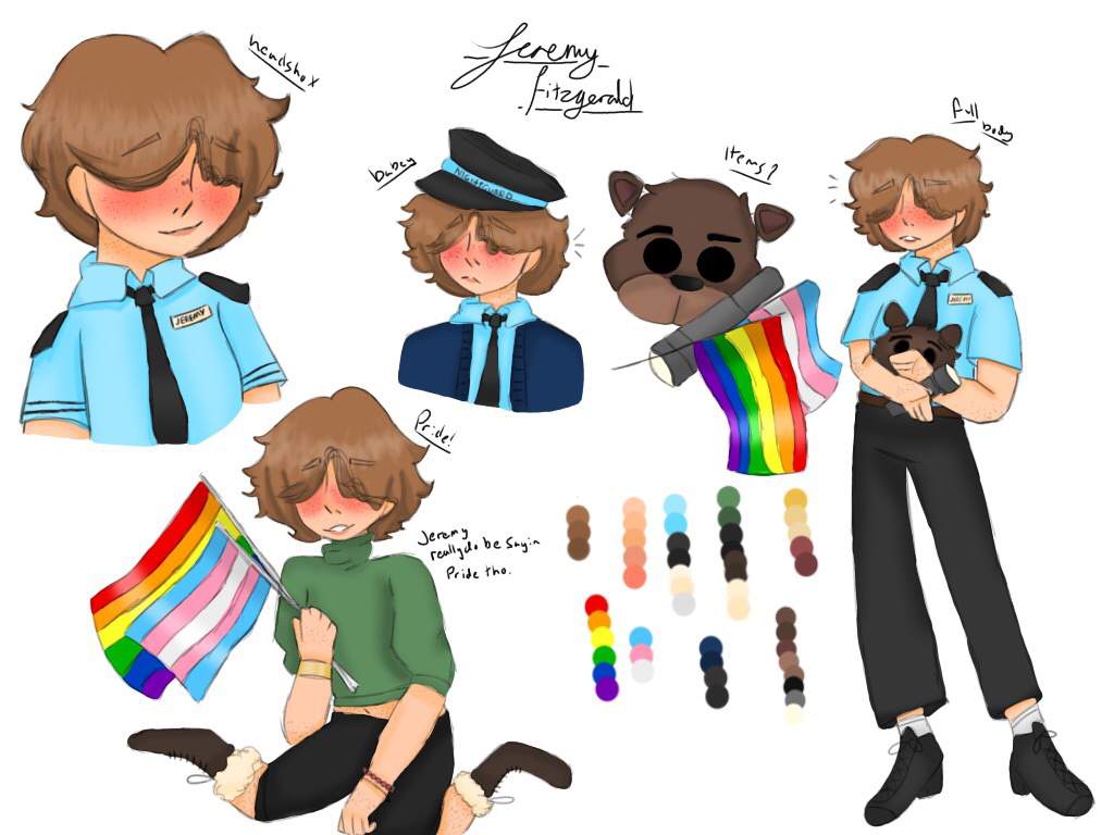 Jeremy Fitzgerald Ref Sheet Five Nights At Freddys Amino 9669