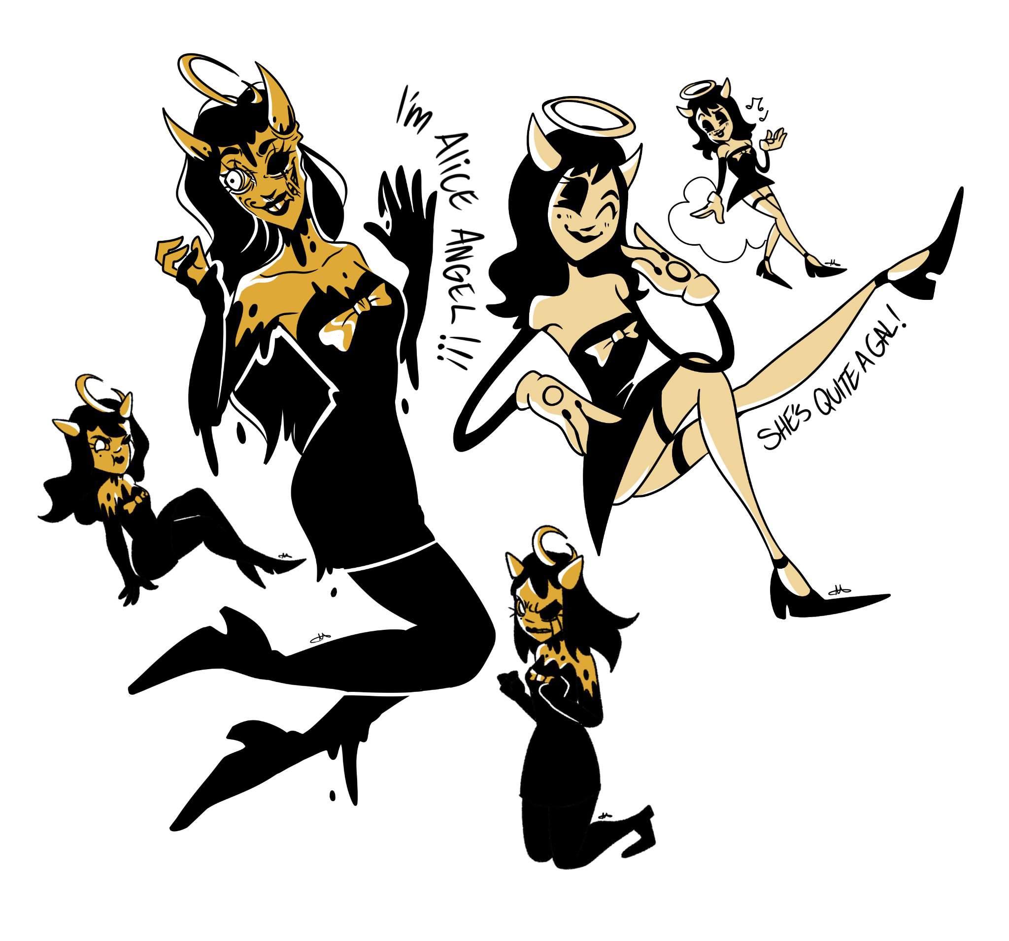 bendy and the ink machine alice angel sexy7