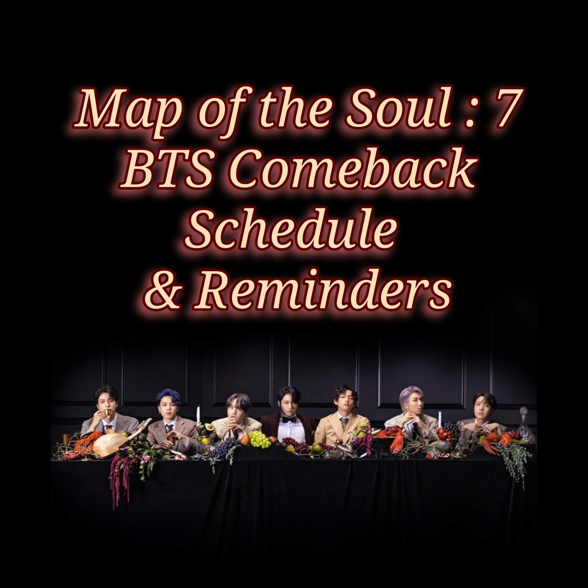 [UPDATED ] BTS COMEBACK SCHEDULE & REMINDERS | BTS Amino