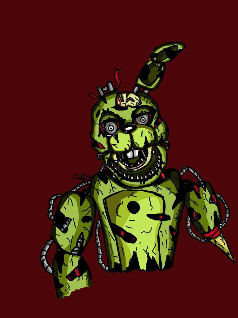 Scraptrap fanart hecho en Ibis paint x FNaF Amino Español Amino