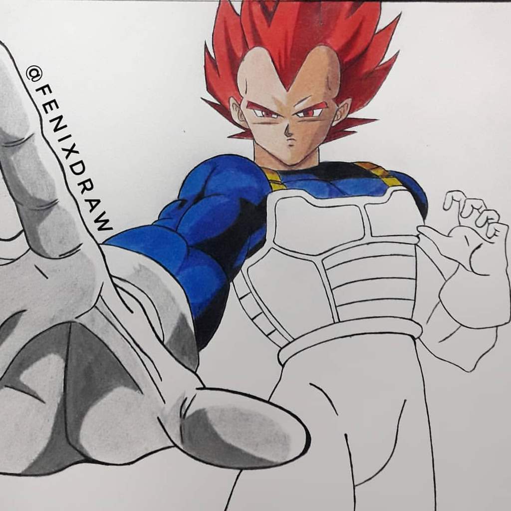 Vegeta Ssj Dios Dragon Ball Espa Ol Amino