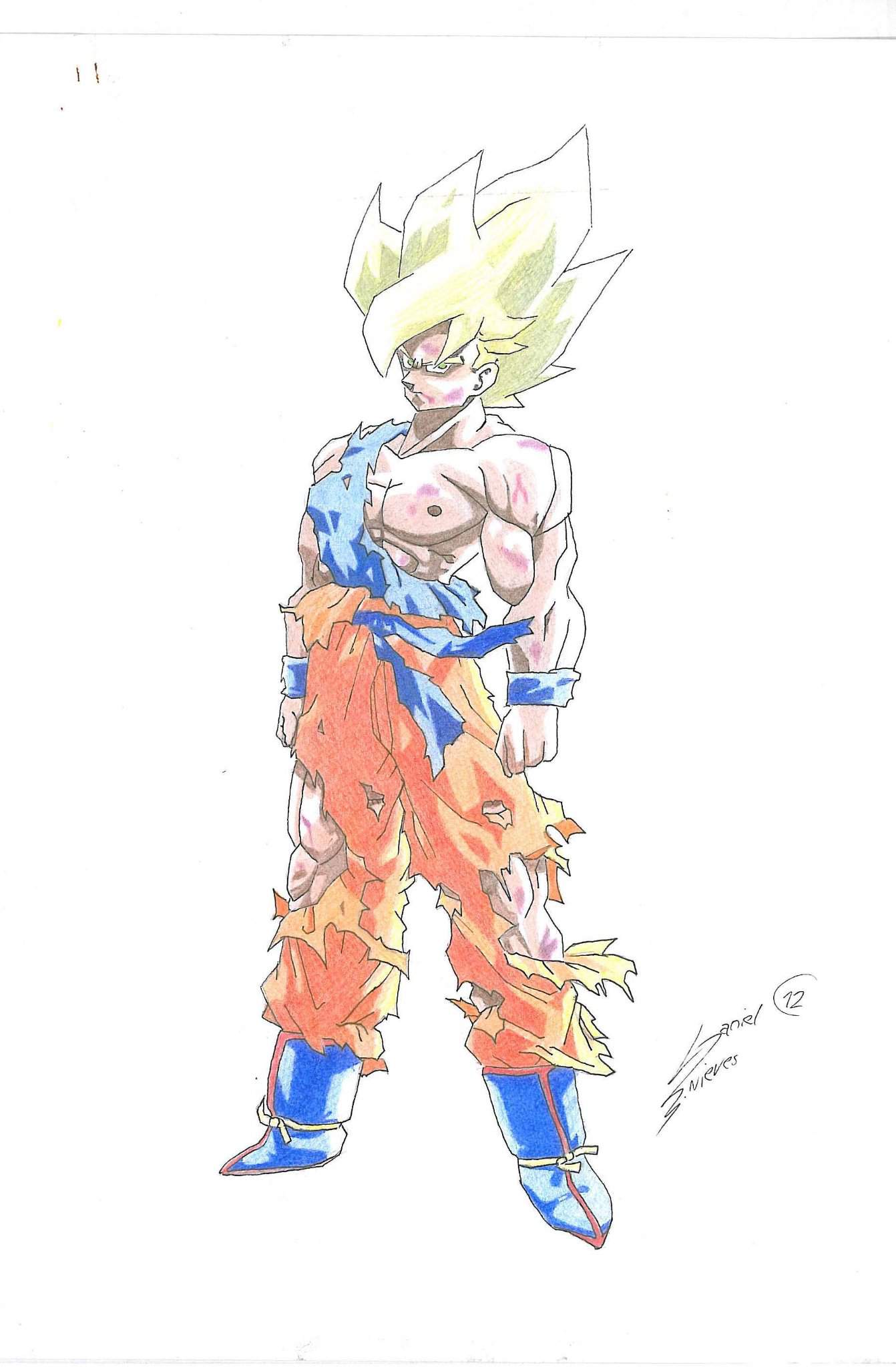 Goku Ssj Dibujarte Amino