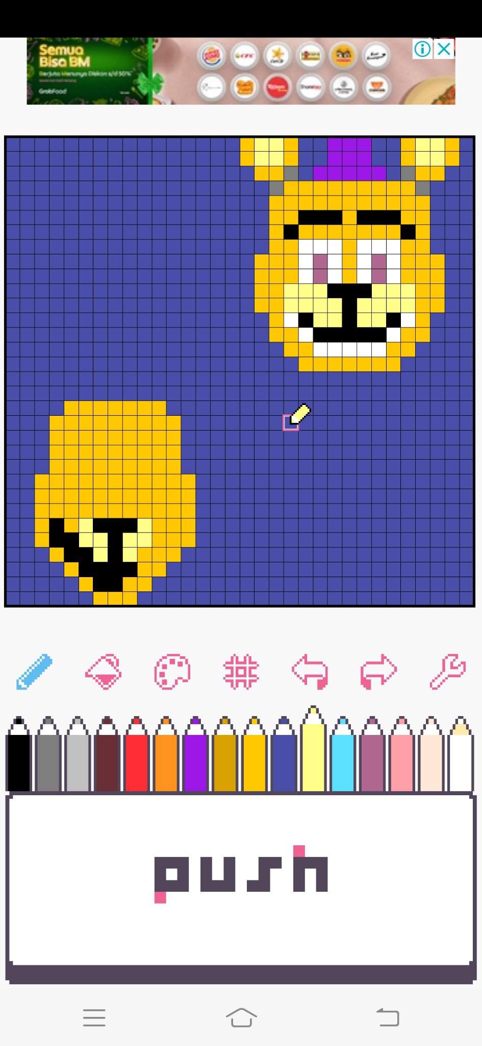 Fredbear And Springbonnie Pixel Art Five Nights At Freddy S Amino