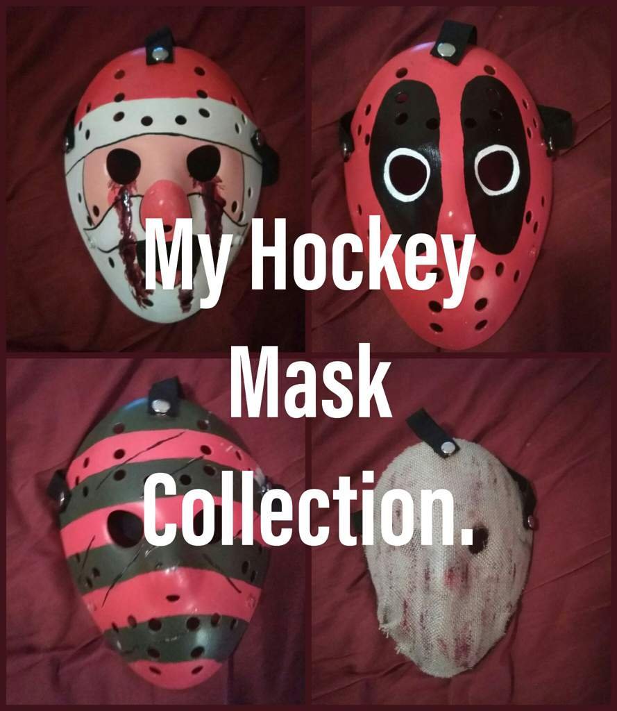 My Hockey Mask Collection. Horror Amino