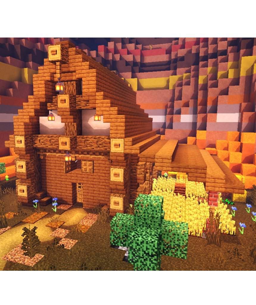 Mesa Biome House Minecraft Amino