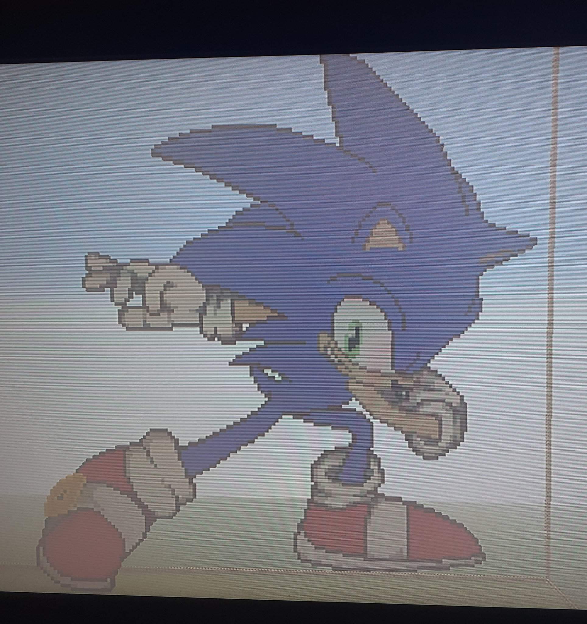 Sonic The Hedgehog Pixel Art Minecraft Amino