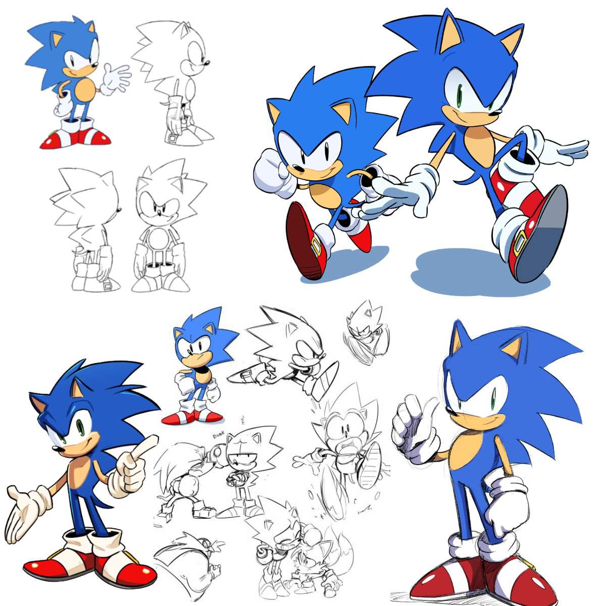 Compiled Sonic Refs Sonic The Hedgehog Amino