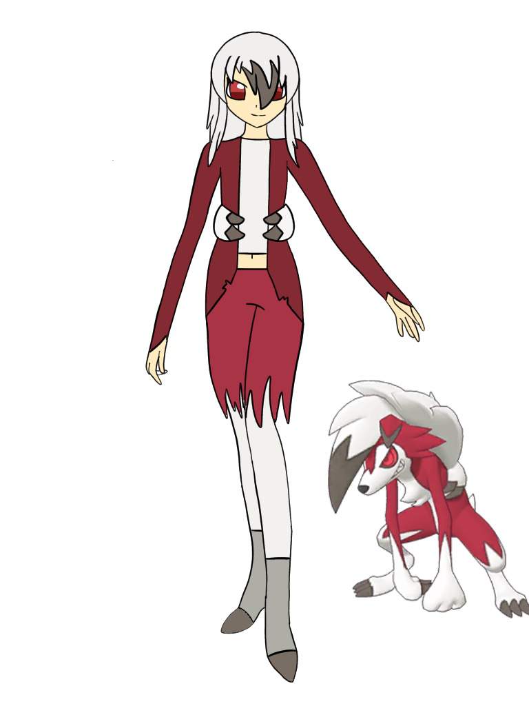 Midnight Lycanroc Gijinka Pokemon Amino