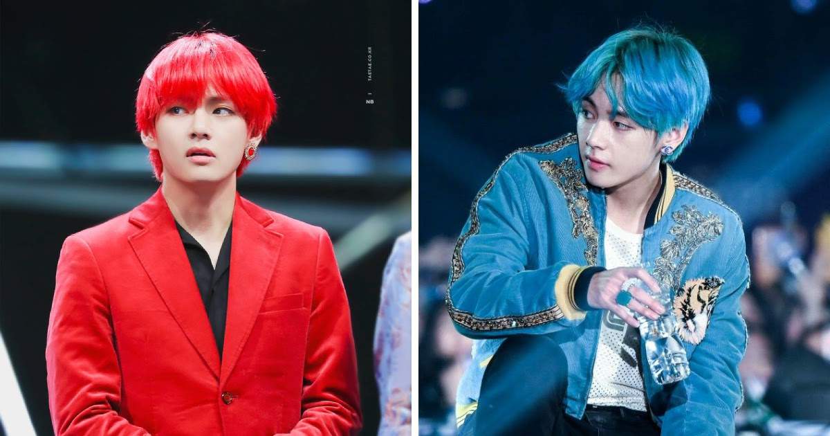 10 Times BTS's V Matched His Clothes With His Hair Color And Looked  Incredible | ARMY's Amino