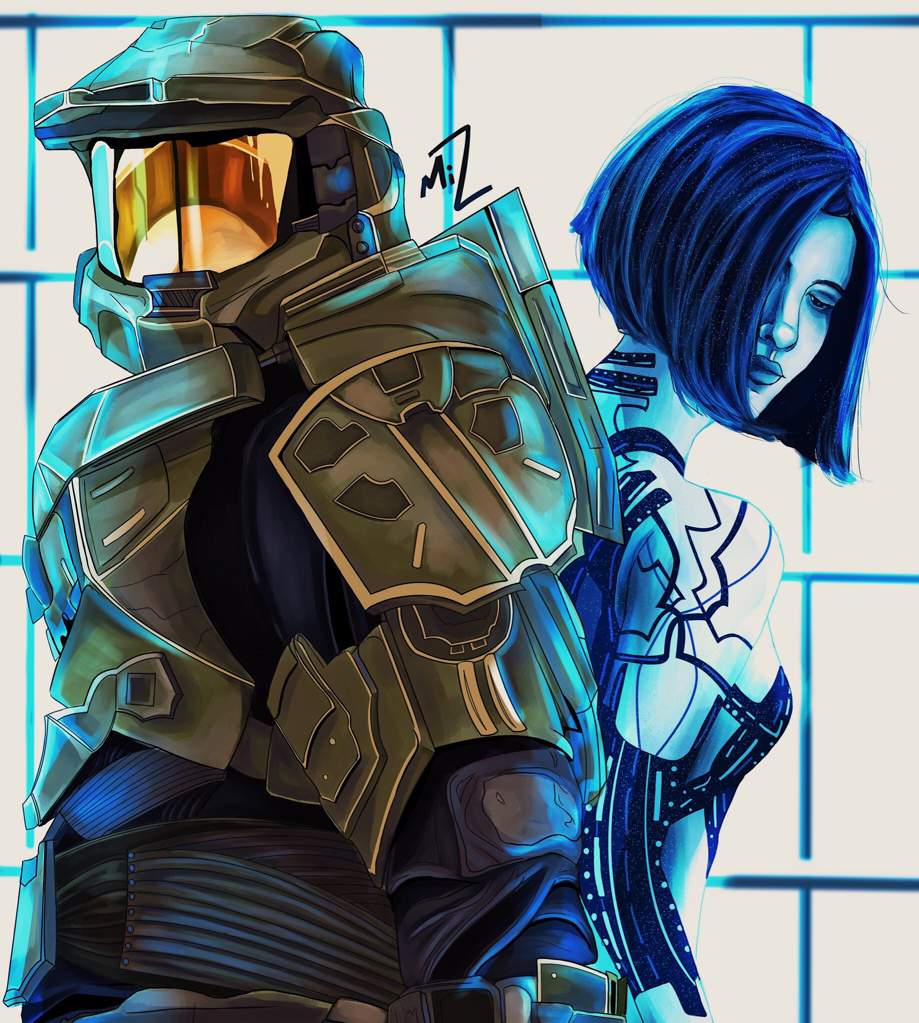 Master Chief and Cortana 💙 Halo Amino.