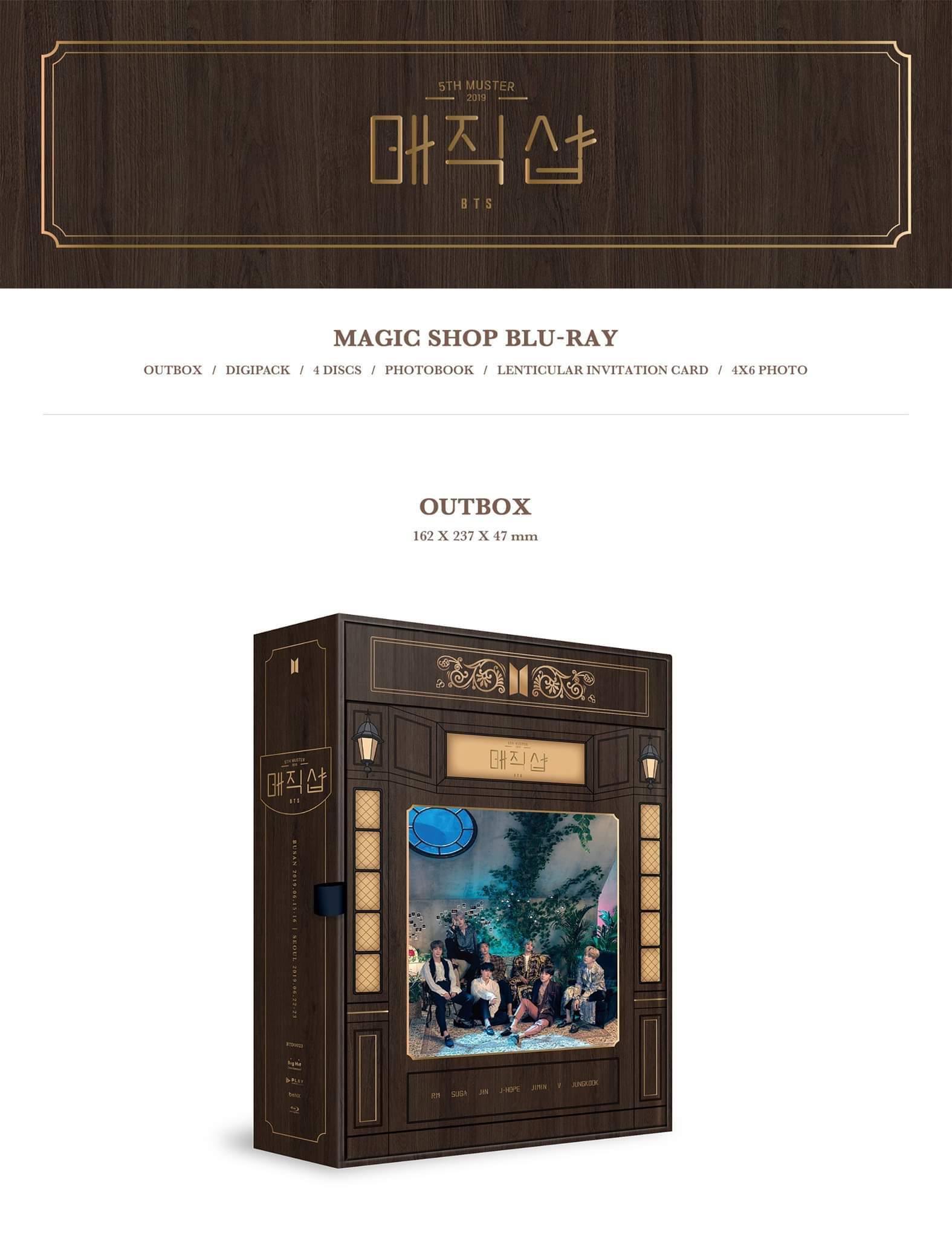 BTS MAGIC SHOP 釜山 Blu-ray ランダムフォト ジン | hartwellspremium.com