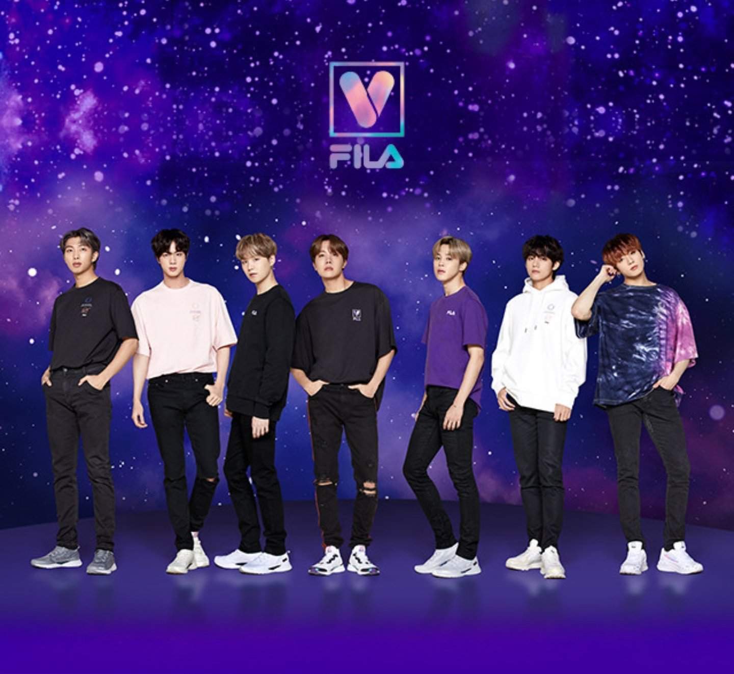 bts fila voyager collection