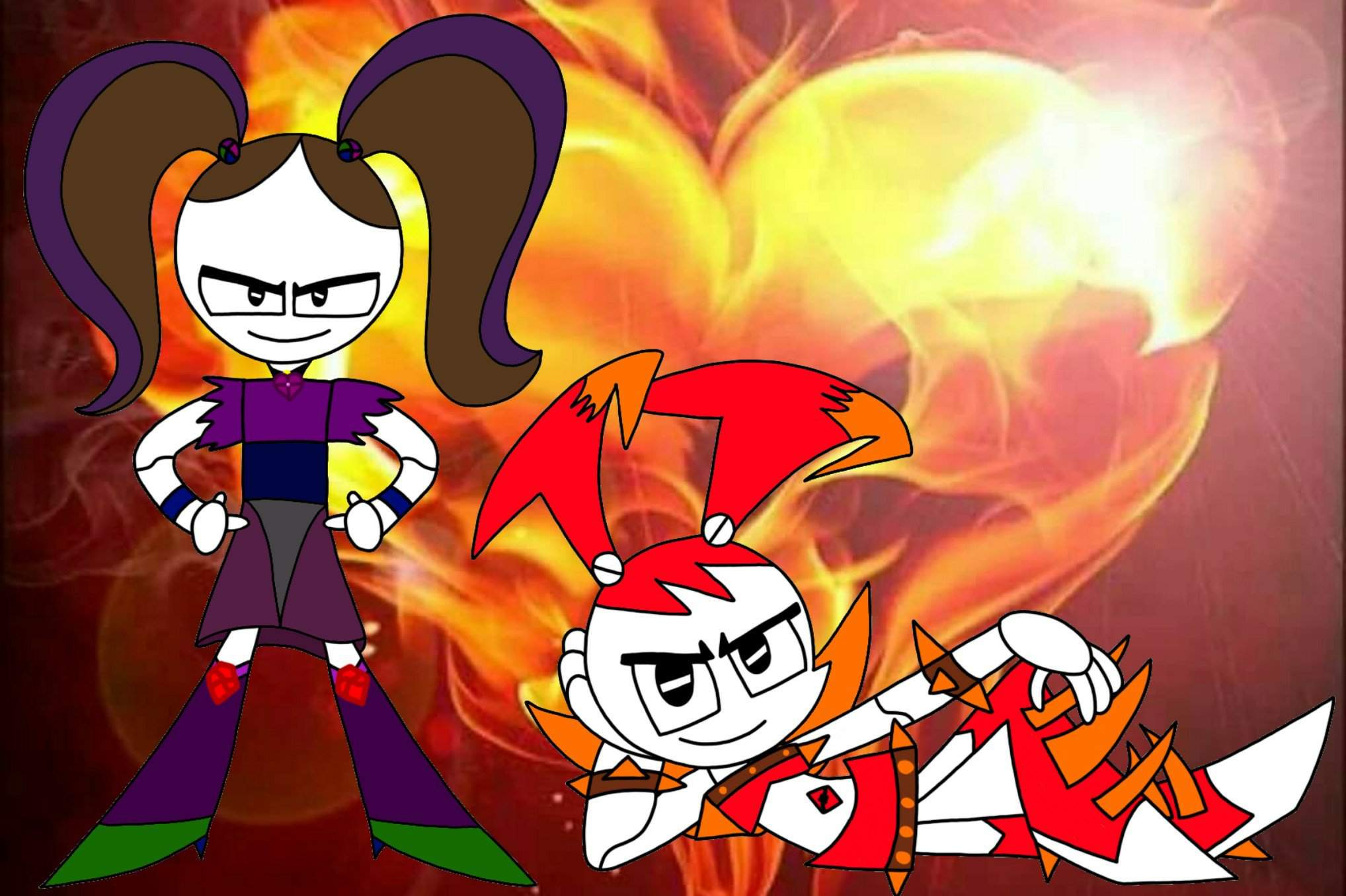 The Dark Sisters (Dark Madison & Chaos Jenny) Teenage Robot Fandom Amino