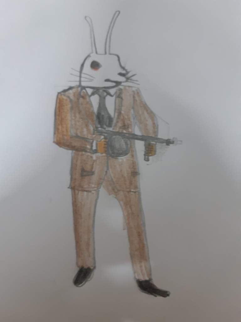 An attempt to draw Mr.Rabbit | Rusty Lake/Cube Escape Amino