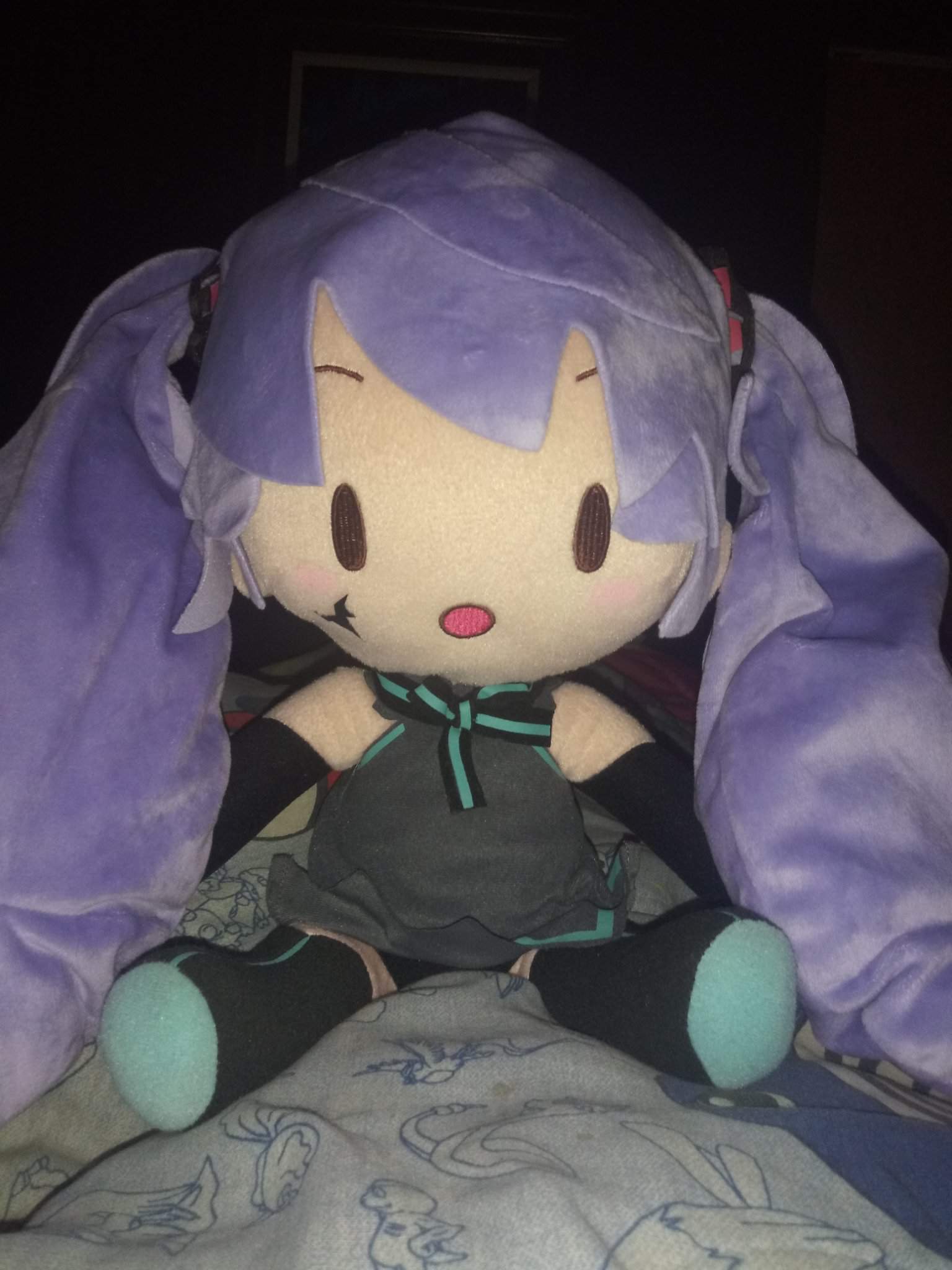 ghost miku plush