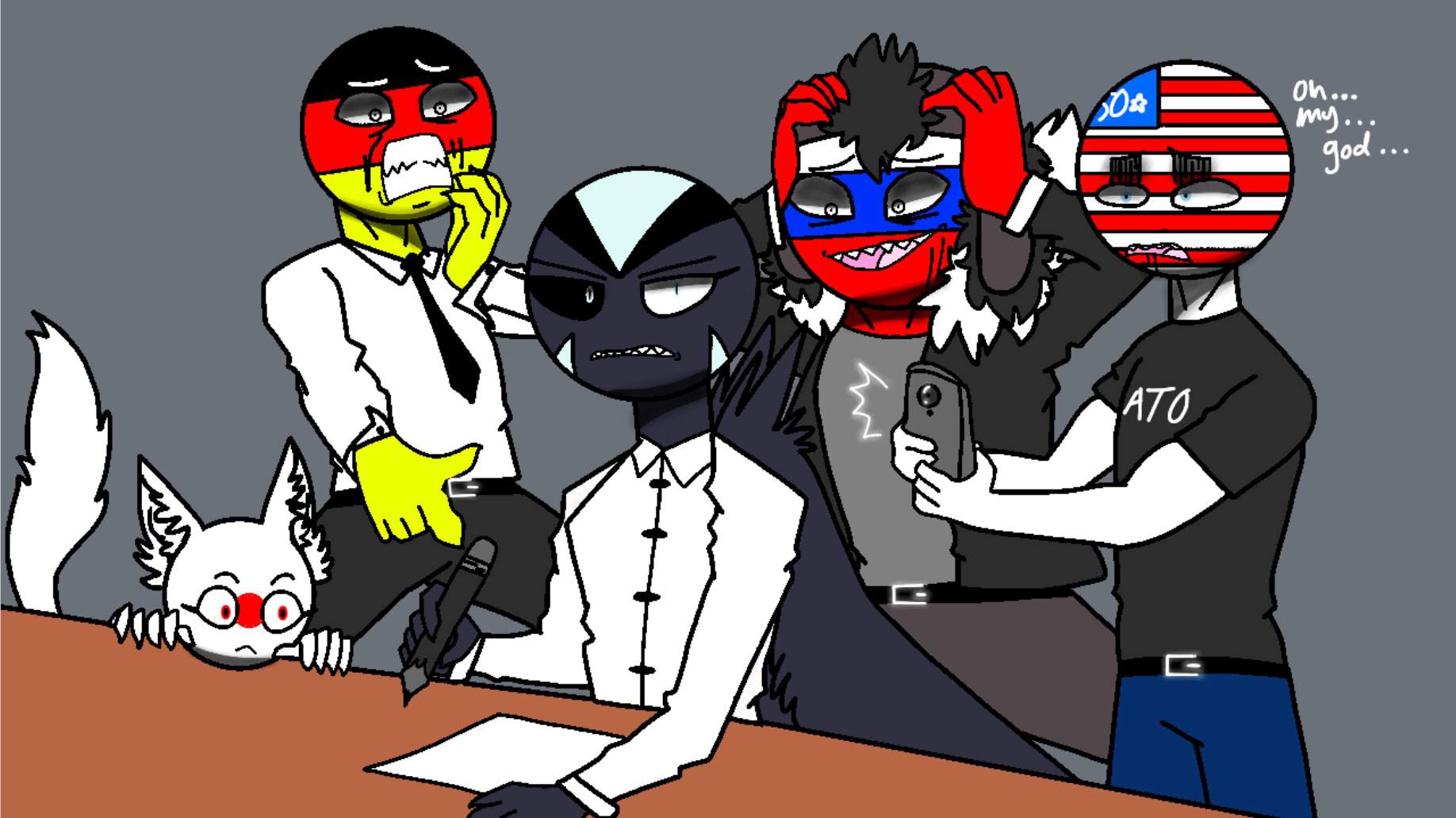 Drawing My OC’s Part 4 | •Countryhumans Amino• [ENG] Amino