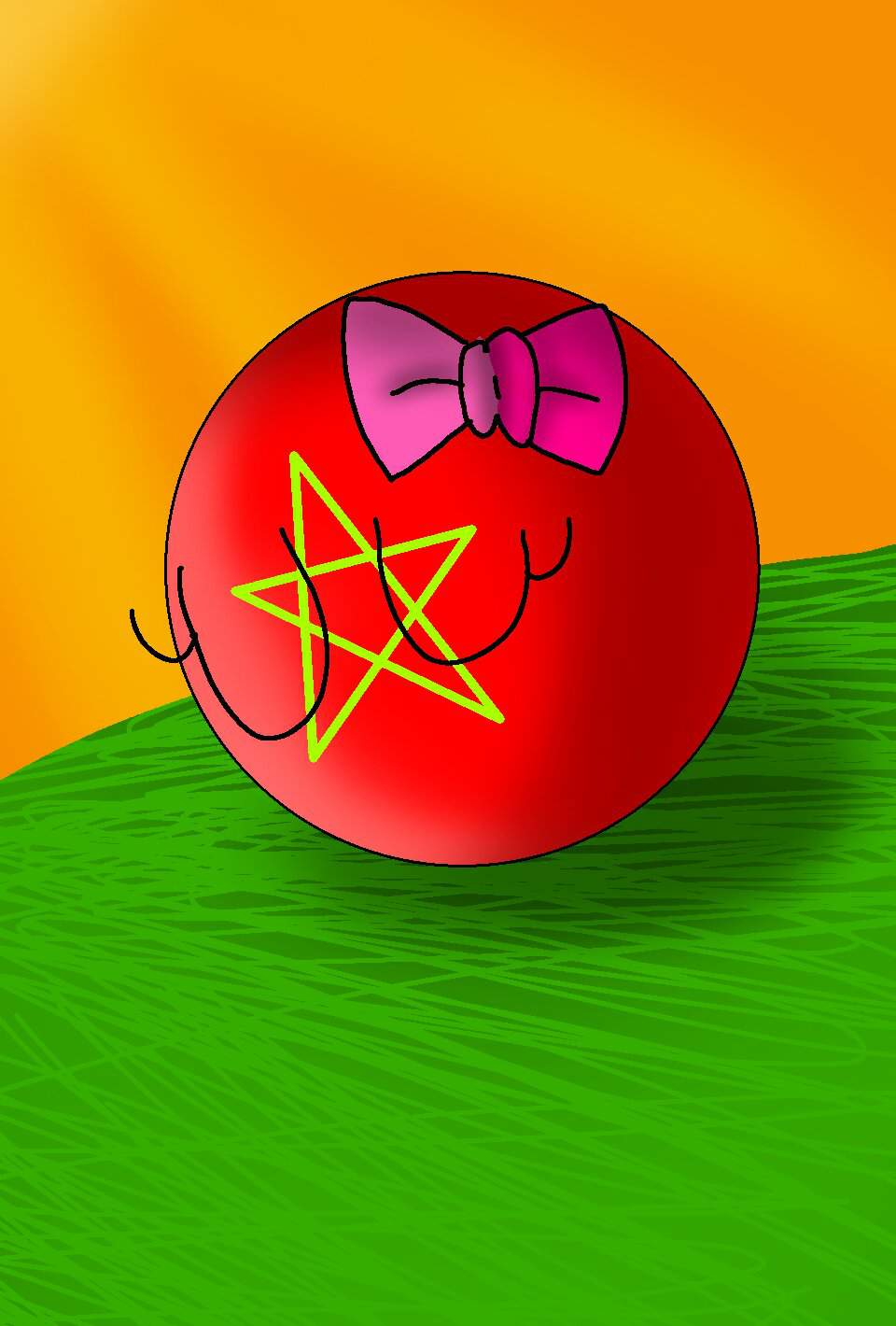 Female Morocco Ball! | Worlds Of Countryballs Amino