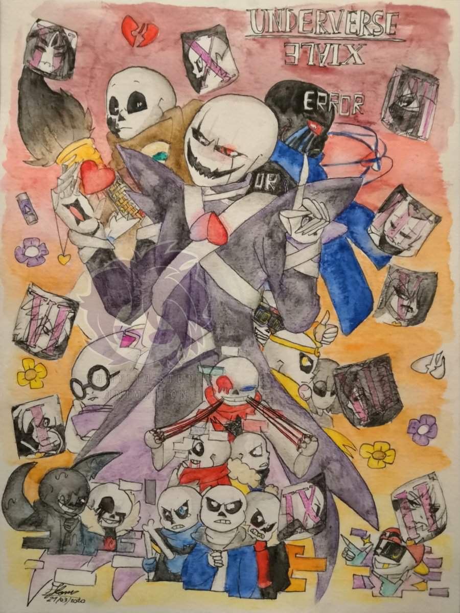 Happy Fourth Anniversary Underverse Undertale Amino