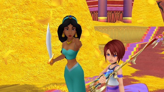 Jasmine Sora Kingdom Hearts Aladdin Arabian Crossover Dark Skinned Female Disney Interracial Jasmine Kingdom Hearts