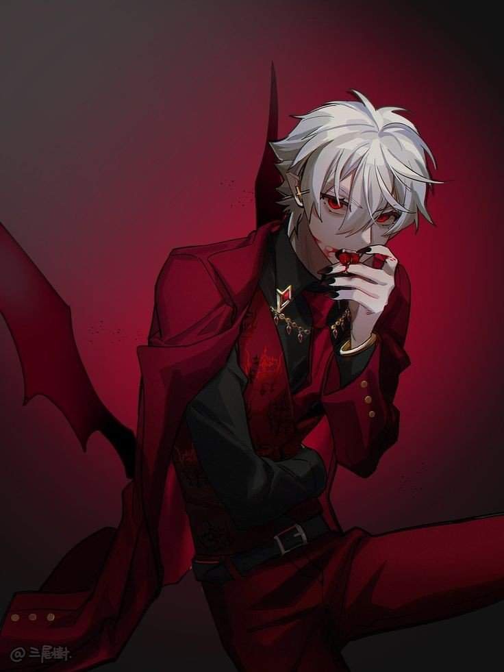Hot anime demon guy